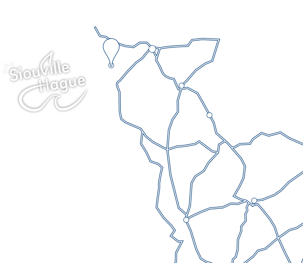 Carte de Siouville-Hague  dans la Manche