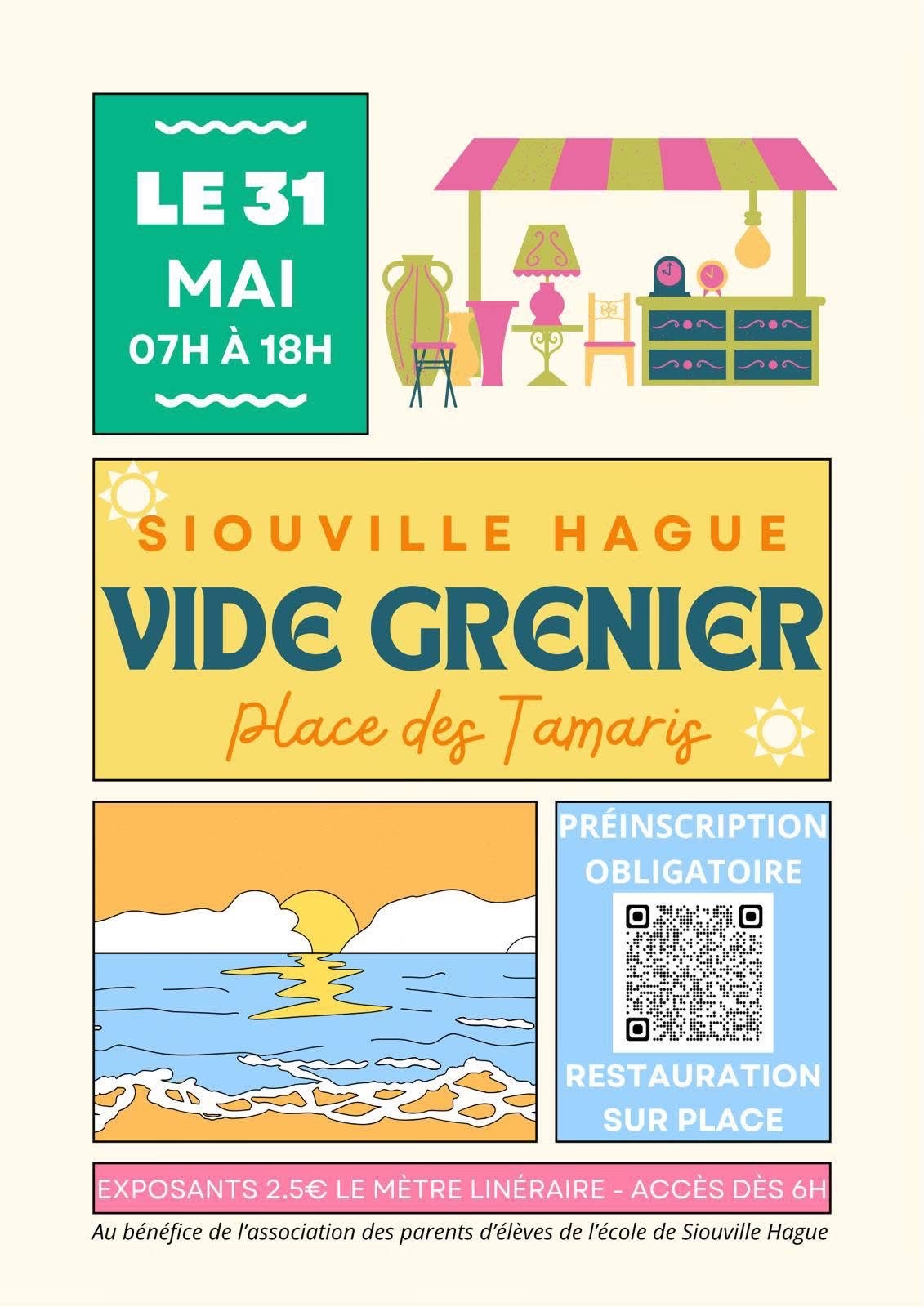 Vide grenier – Dimanche 31 mai
